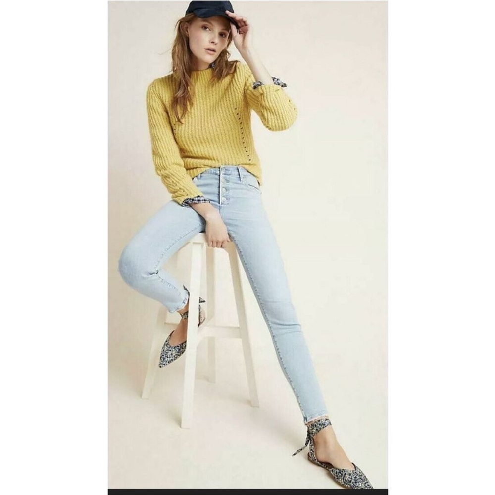 Citizens of Humanity Rocket Ankle Mid Rise
Exposed Fly Soft Fade Jeans Size 30